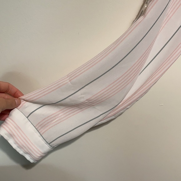 New York & Company Striped Collared Button Down - Picture 3 of 15